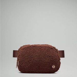 Lululemon Chocolate Sherpa Belt Bag